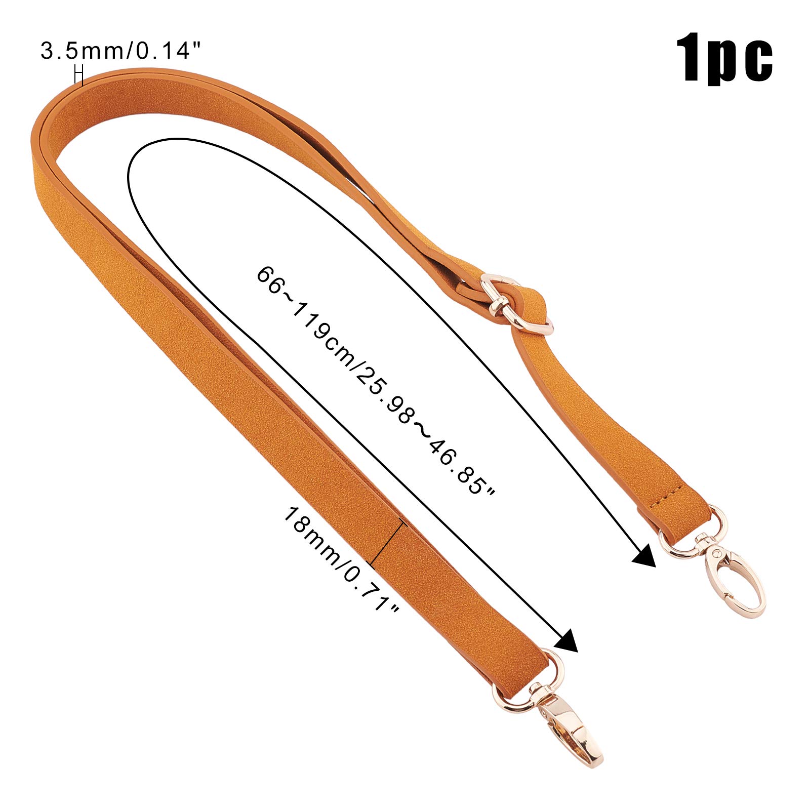 PandaHall DIY PU Leather Bag Knitting Set, Bottom/Shoulder